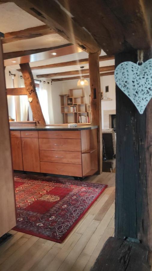 GITE AU PETIT RUISSEAU-Etage et combles-maison alsacienne 4 personnes 3 nuitées minimum Langensoultzbach Extérieur photo